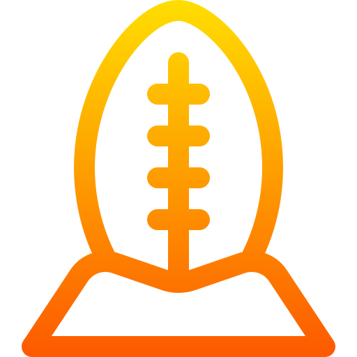 pelota de rugby icono gratis