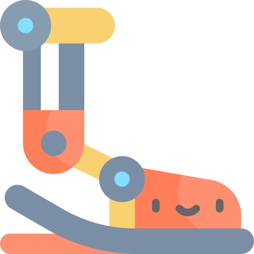 Robotic leg free icon Robotic leg free icon