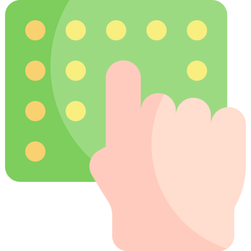 Braille free icon