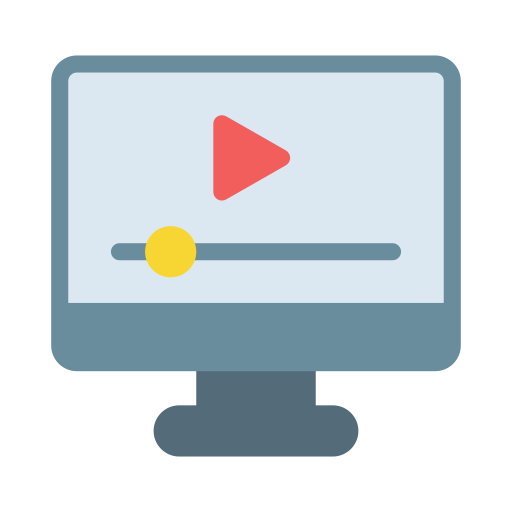 reproductor de video icono gratis