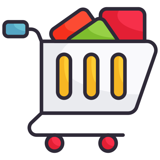 Shopping cart Generic Outline Color icon