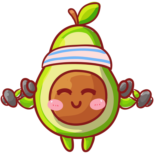 aguacate gratis sticker