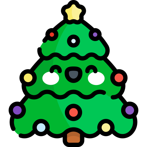 Árbol de navidad icono gratis