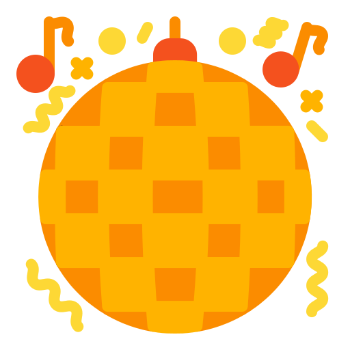 bola de disco icono gratis