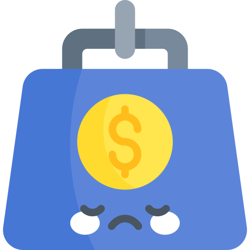 Debt free icon