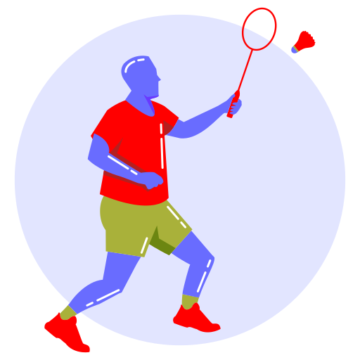 bádminton icono gratis