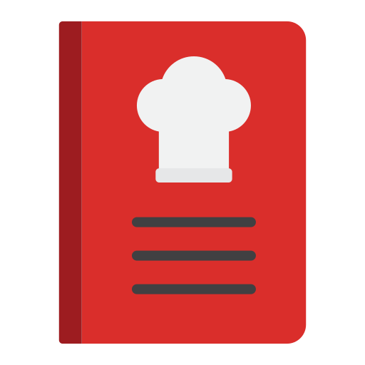 libro de cocina icono gratis