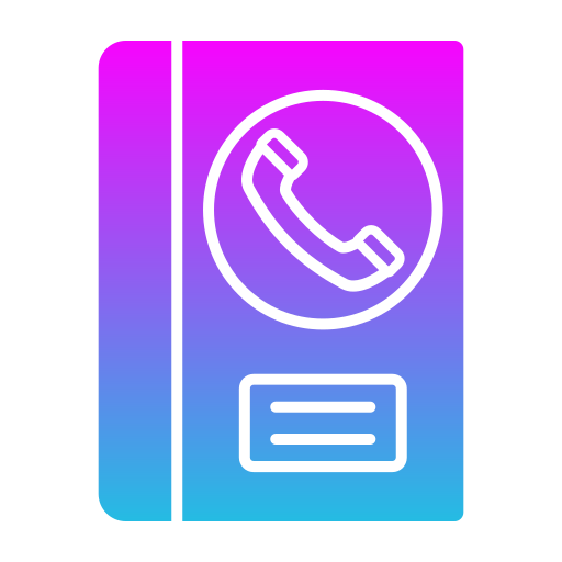 Contact book - Free communications icons