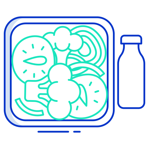 caja de almuerzo icono gratis