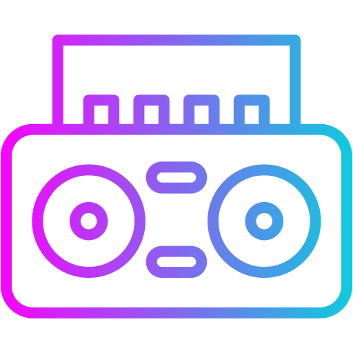 Music box Generic Gradient icon