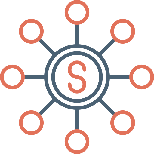 la comercialización del afiliado icono gratis