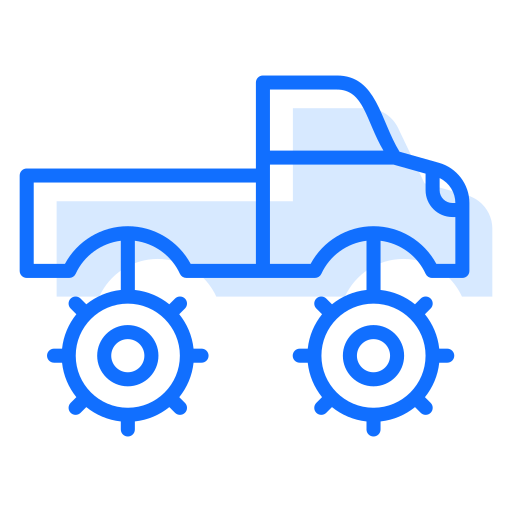 camión monstruo icono gratis