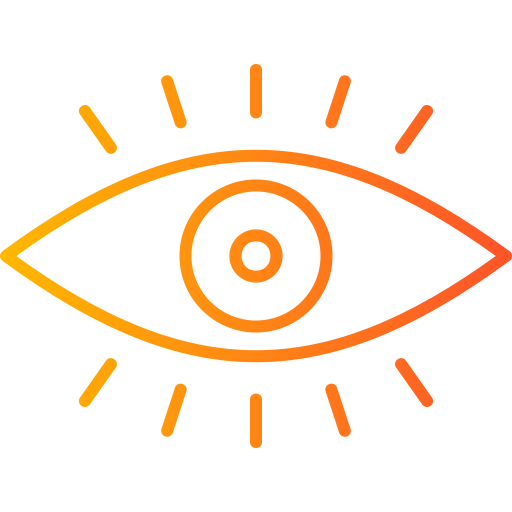 visión icono gratis