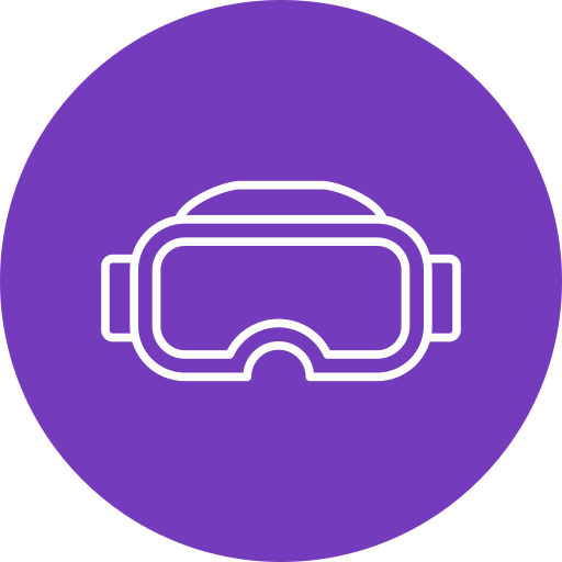 gafas vr icono gratis