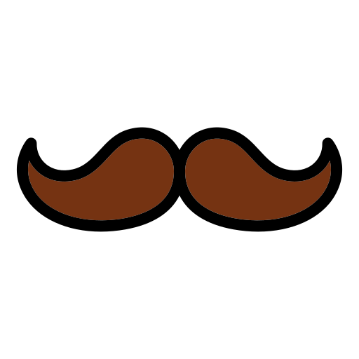 bigote icono gratis