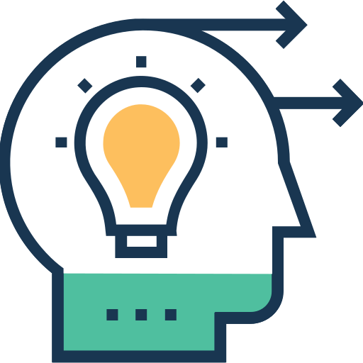 mente creativa icono gratis