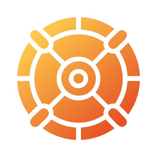 Ship Wheel Generic Flat Gradient Icon