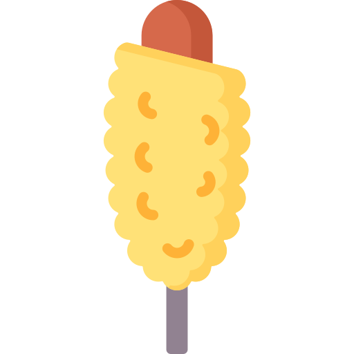 corndog icono gratis