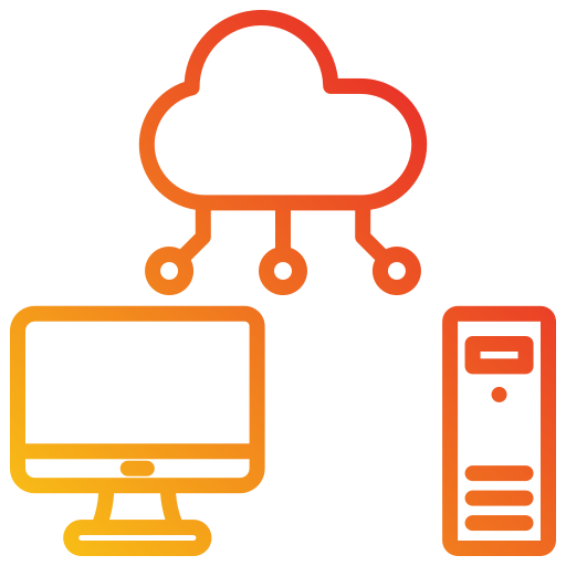 computación en la nube icono gratis