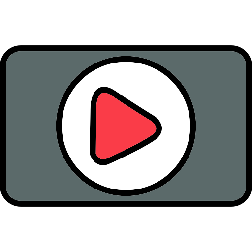 reproductor de video icono gratis