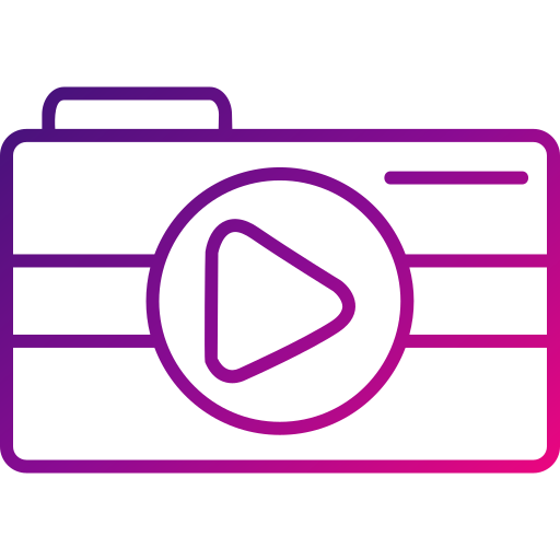 camara de video icono gratis