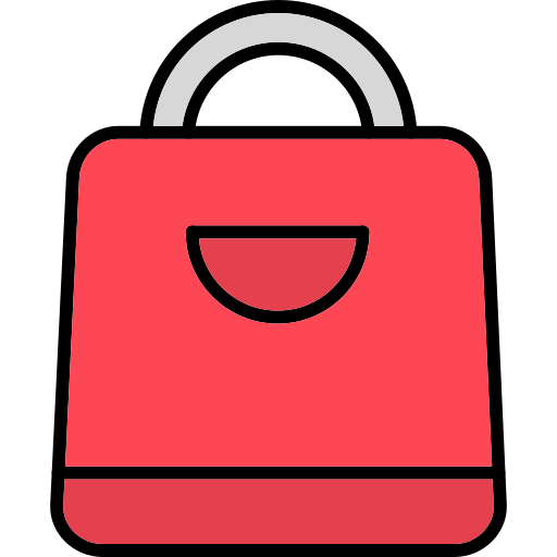 Shopping bag Generic Outline Color icon