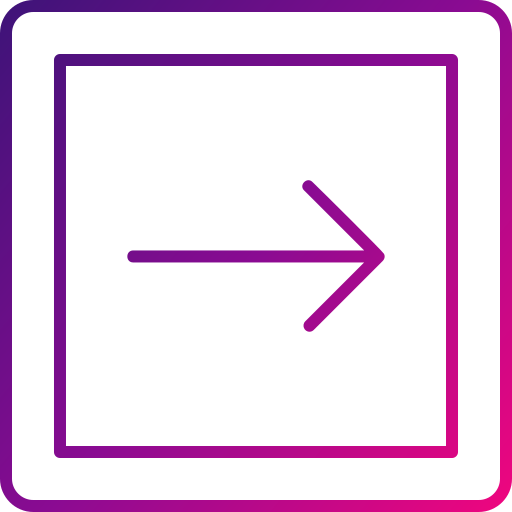 flecha correcta icono gratis