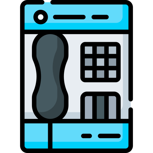 caixa de telefone grátis ícone