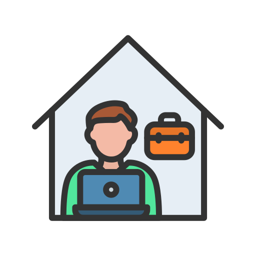 work from home icono gratis