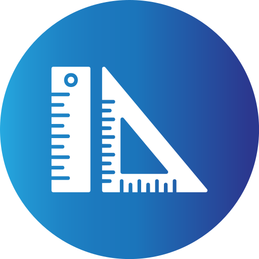 Rulers Generic Blue icon