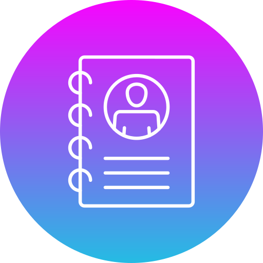 contact réserver Icône gratuit