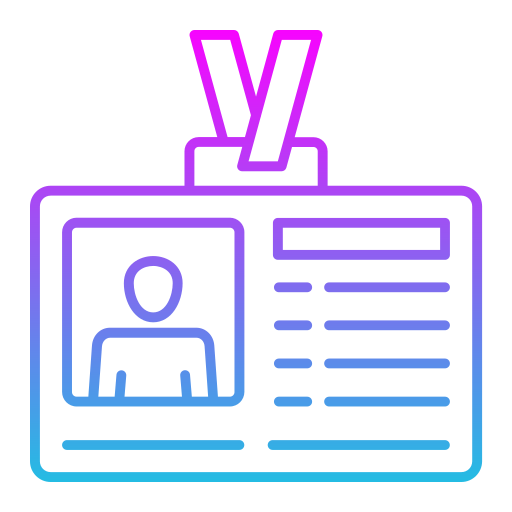 tarjeta de identificación icono gratis