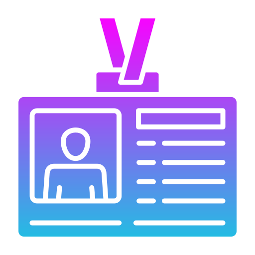 tarjeta de identificación icono gratis