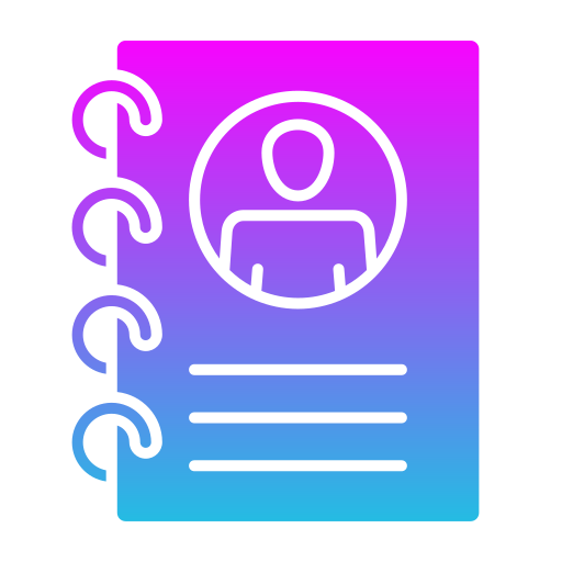 libro de contactos icono gratis