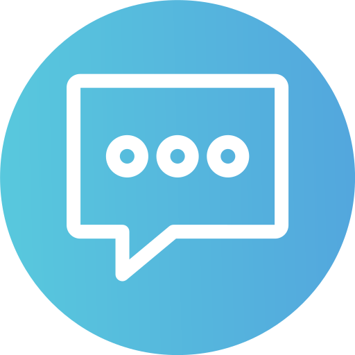 Chat Generic Flat Gradient icon