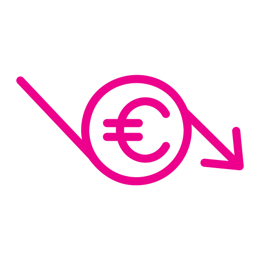 pérdidas icono gratis