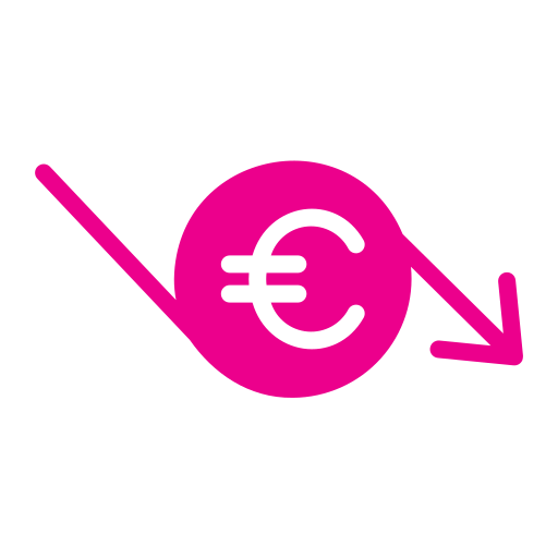 pérdidas icono gratis