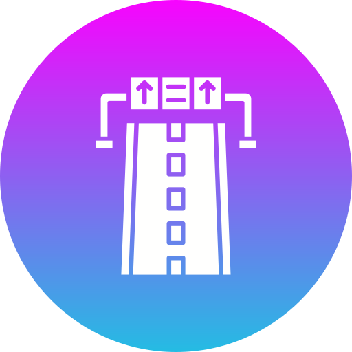 autopista icono gratis