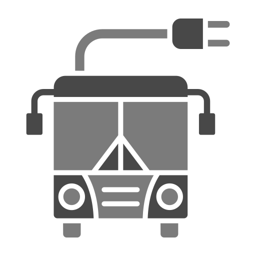 Ônibus elétrico grátis ícone Ônibus elétrico grátis ícone