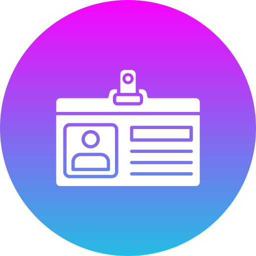 tarjeta de identificación icono gratis
