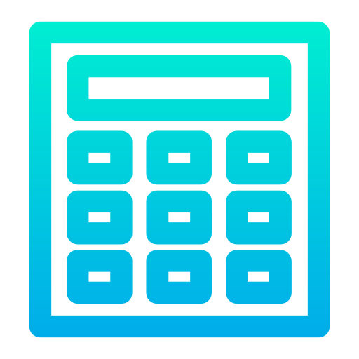 Calculator Kiranshastry Gradient Icon