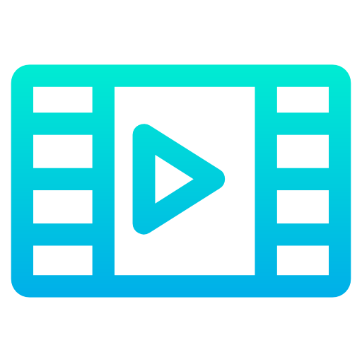 reproductor de video icono gratis