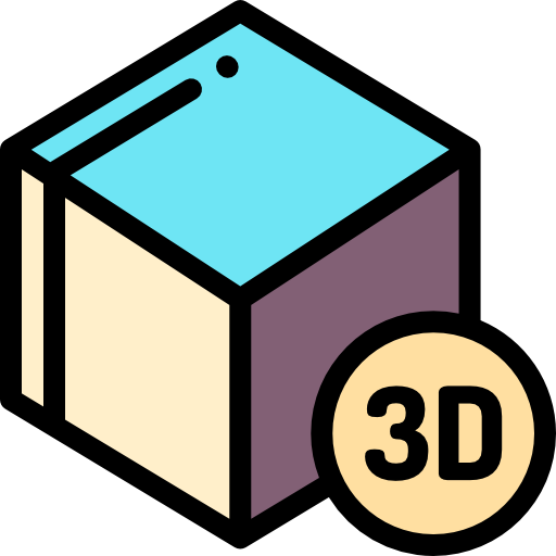 cubo 3d icono gratis