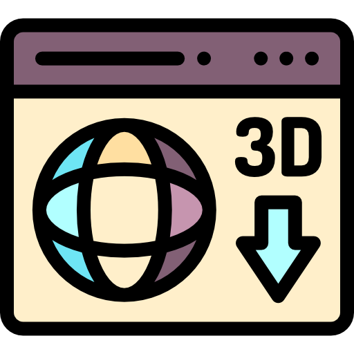 impresora 3d icono gratis