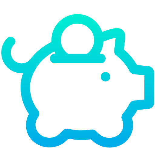 Piggy bank free icon