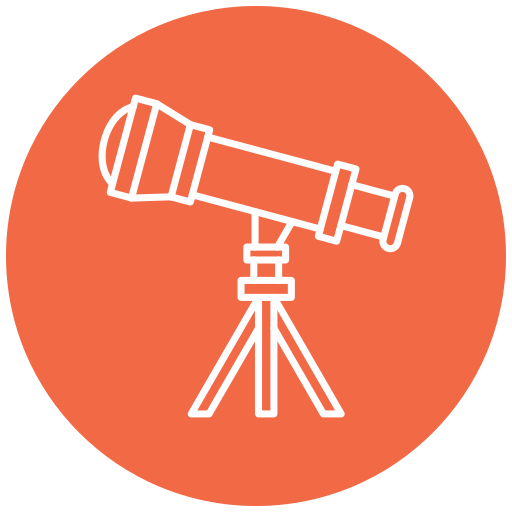 Telescope free icon