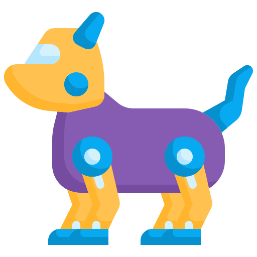 Robot dog Generic Flat icon