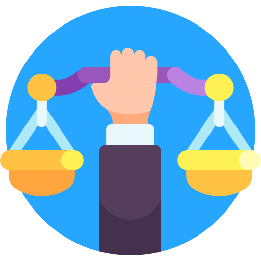 justicia icono gratis