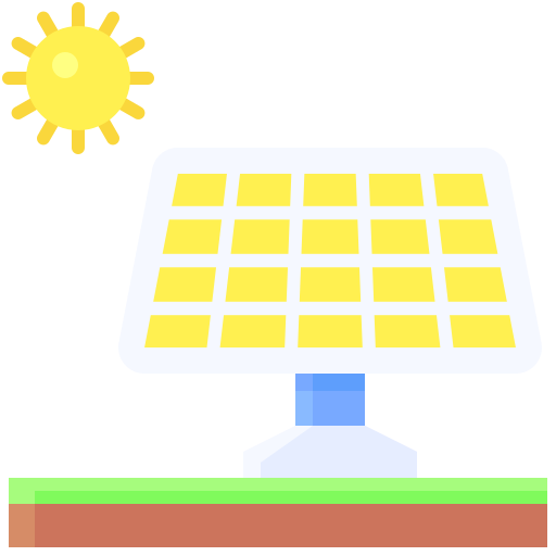 panel solar icono gratis