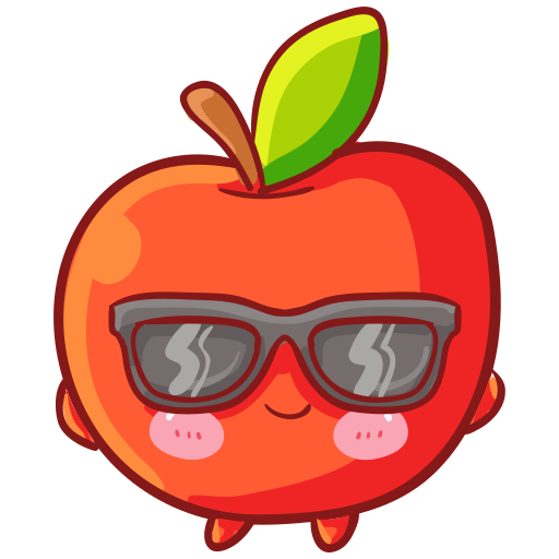 manzana gratis sticker